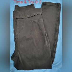 Time and Tru Black Stretch Jeggings